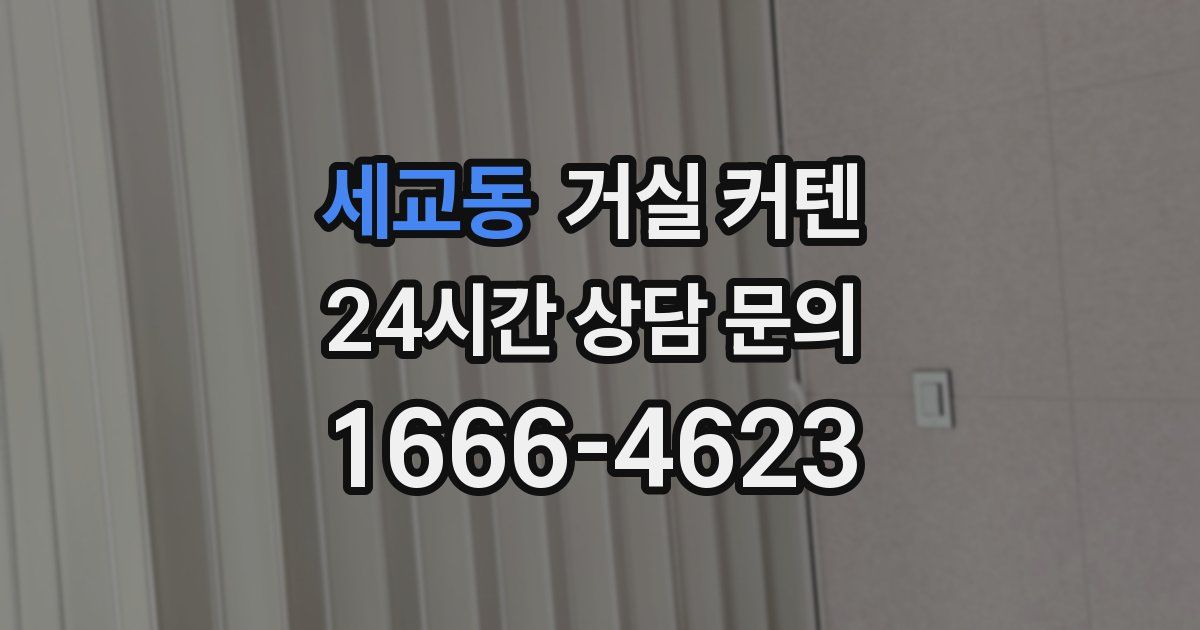 세교동 거실 커텐
