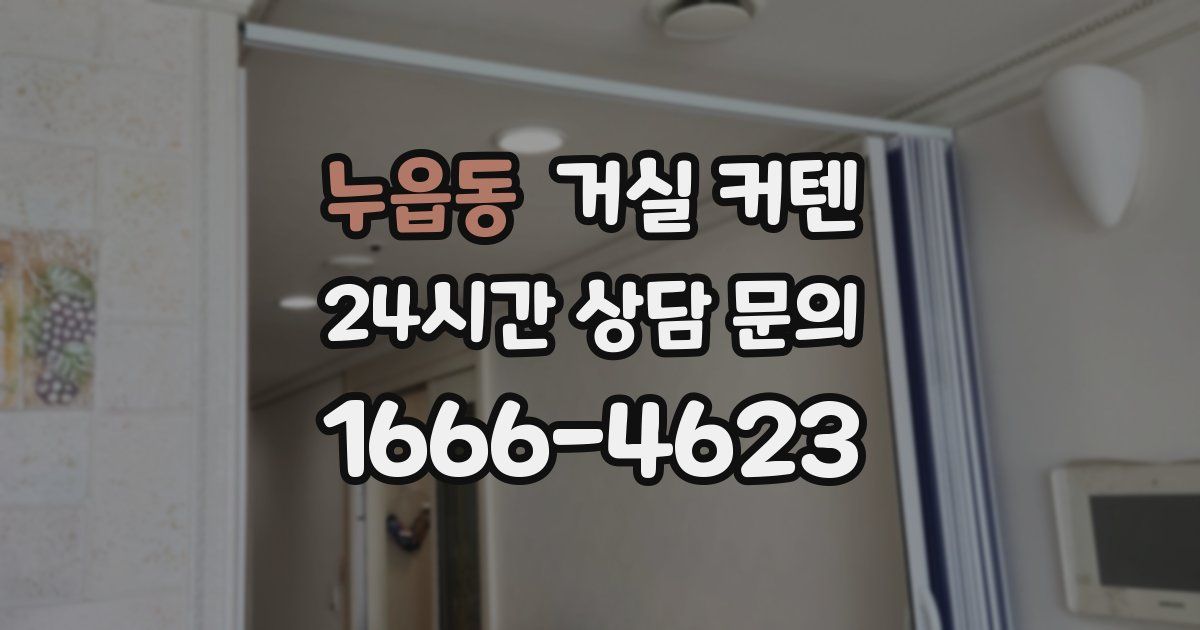 누읍동 거실 커텐