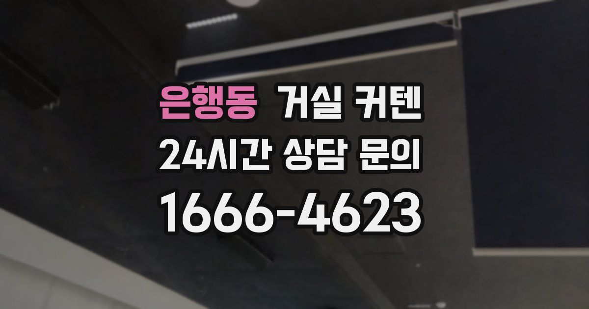 은행동 거실 커텐