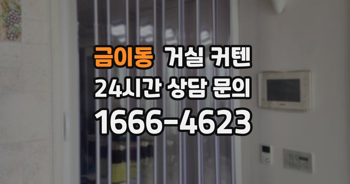 금이동 거실 커텐