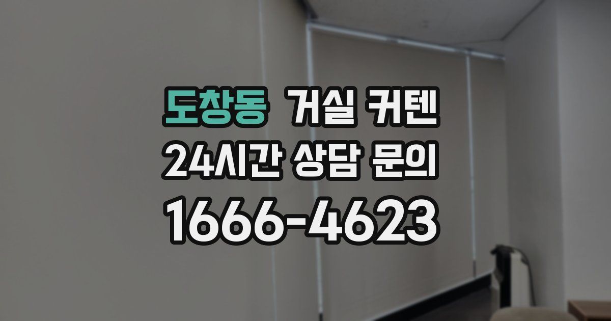 도창동 거실 커텐