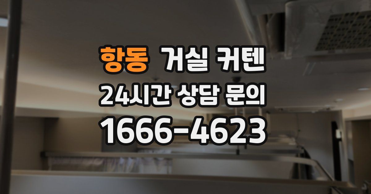 항동 거실 커텐