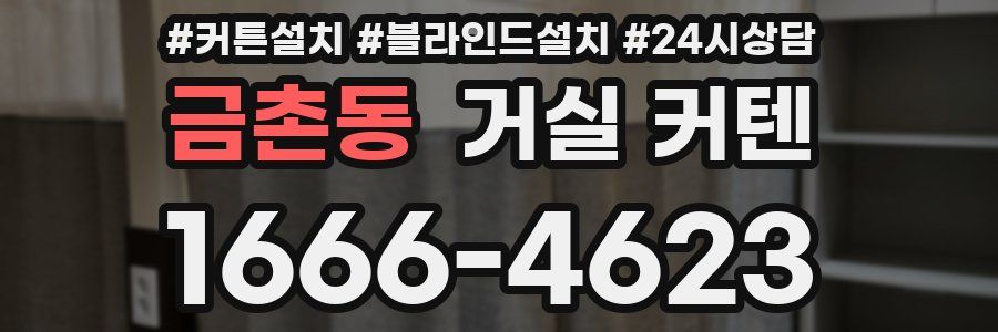 금촌동 거실 커텐