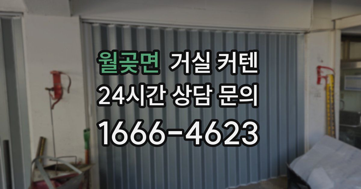 월곶면 거실 커텐