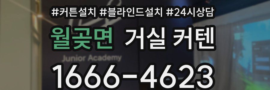 월곶면 거실 커텐
