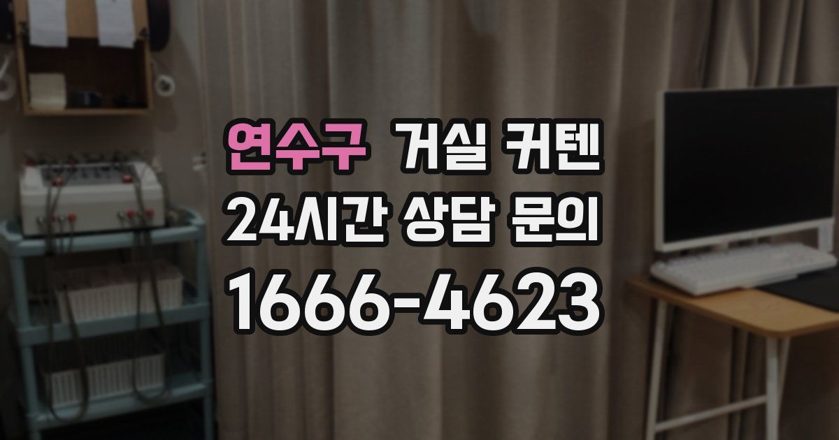 연수구 거실 커텐