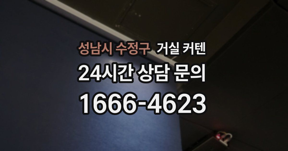성남시 수정구 거실 커텐