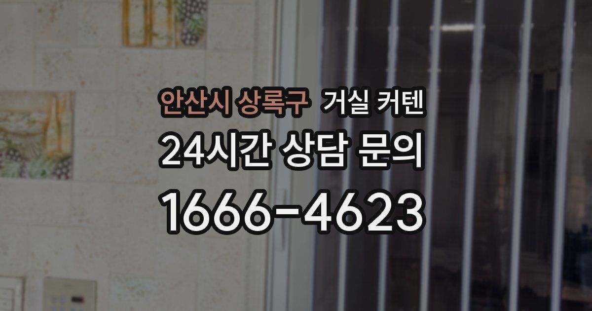 안산시 상록구 거실 커텐