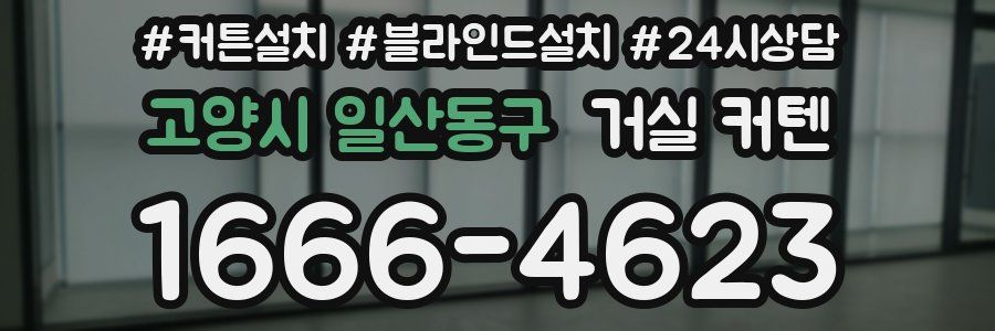 고양시 일산동구 거실 커텐