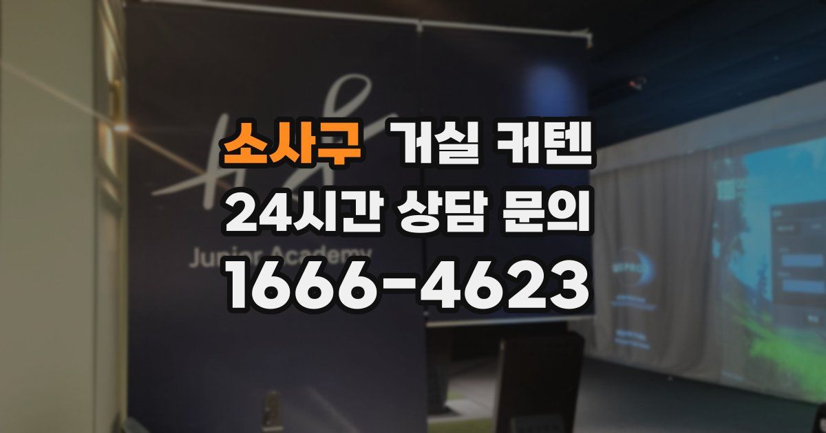 소사구 거실 커텐