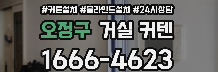 오정구 거실 커텐