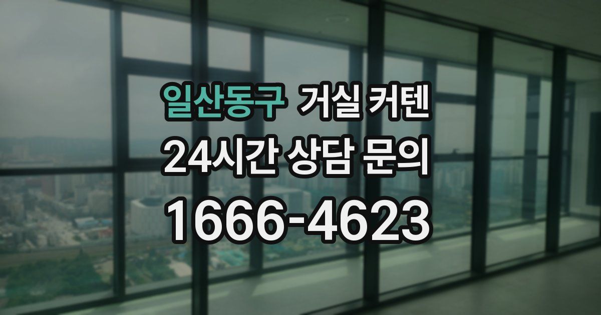 일산동구 거실 커텐