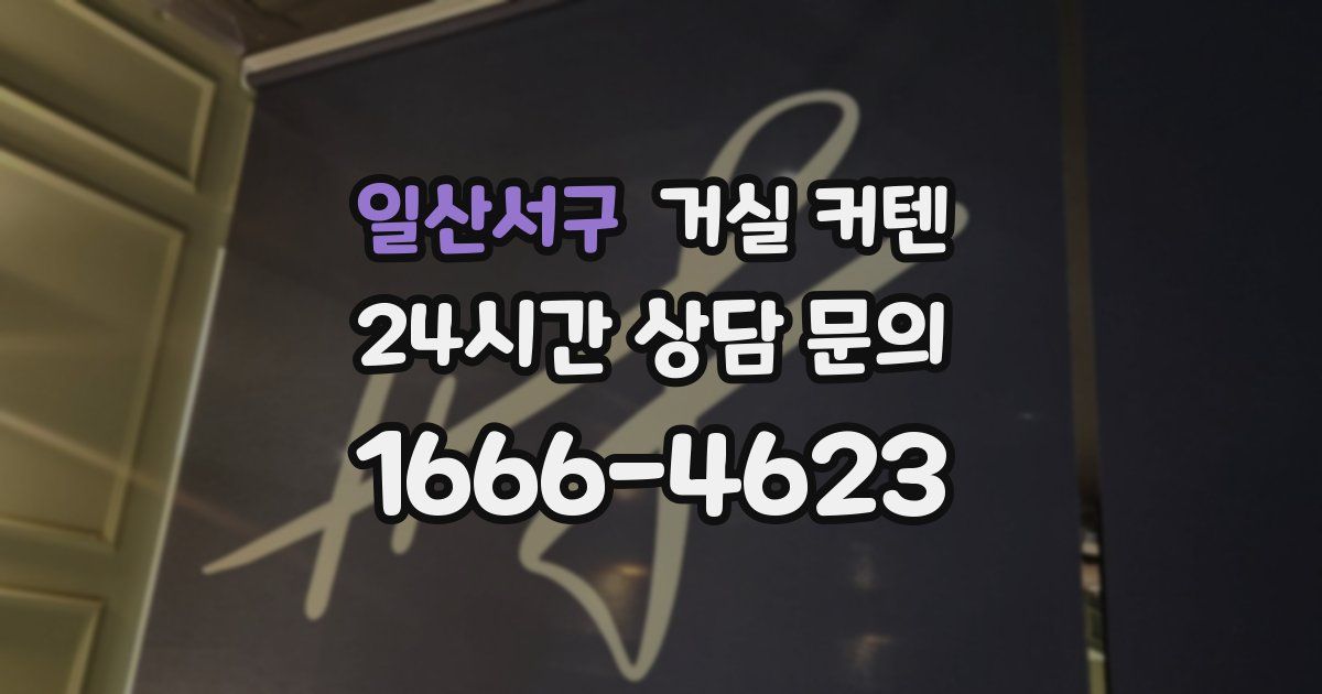 일산서구 거실 커텐