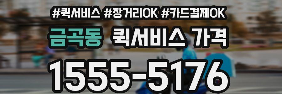 금곡동 퀵서비스 가격