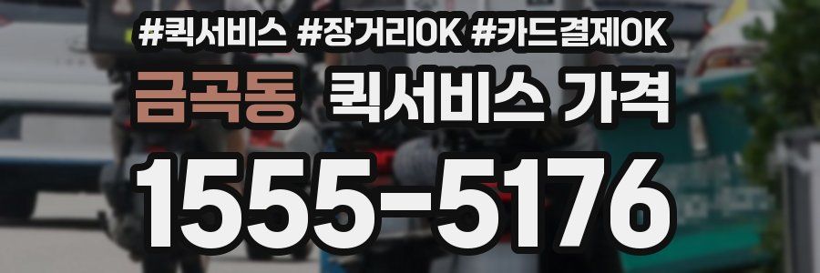 금곡동 퀵서비스 가격