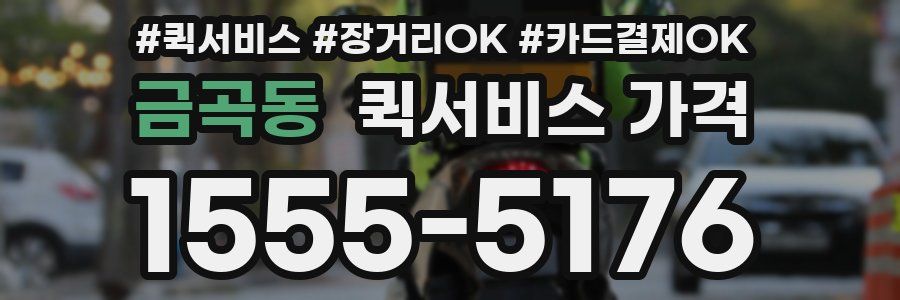 금곡동 퀵서비스 가격