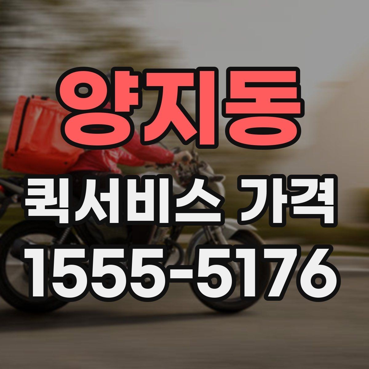 양지동 퀵서비스 가격 비교할 때 보는 항목