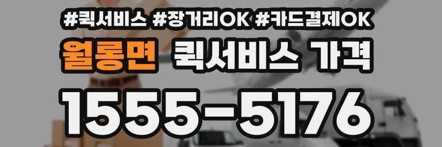 월롱면 퀵서비스 가격