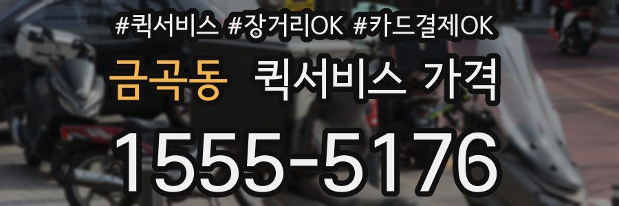 금곡동 퀵서비스 가격