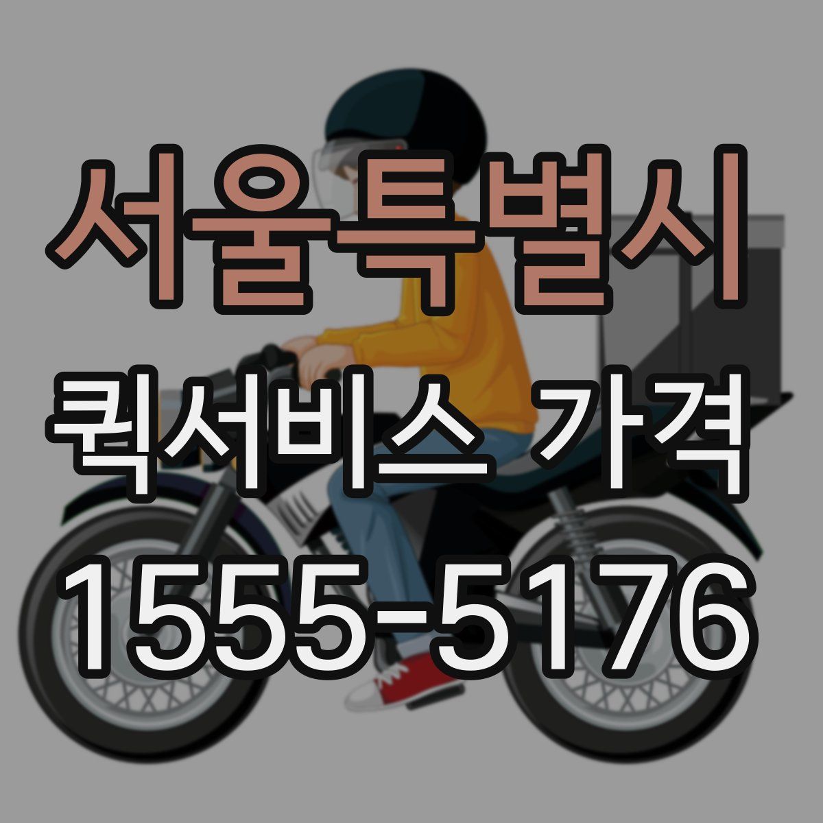 서울특별시 퀵서비스 가격