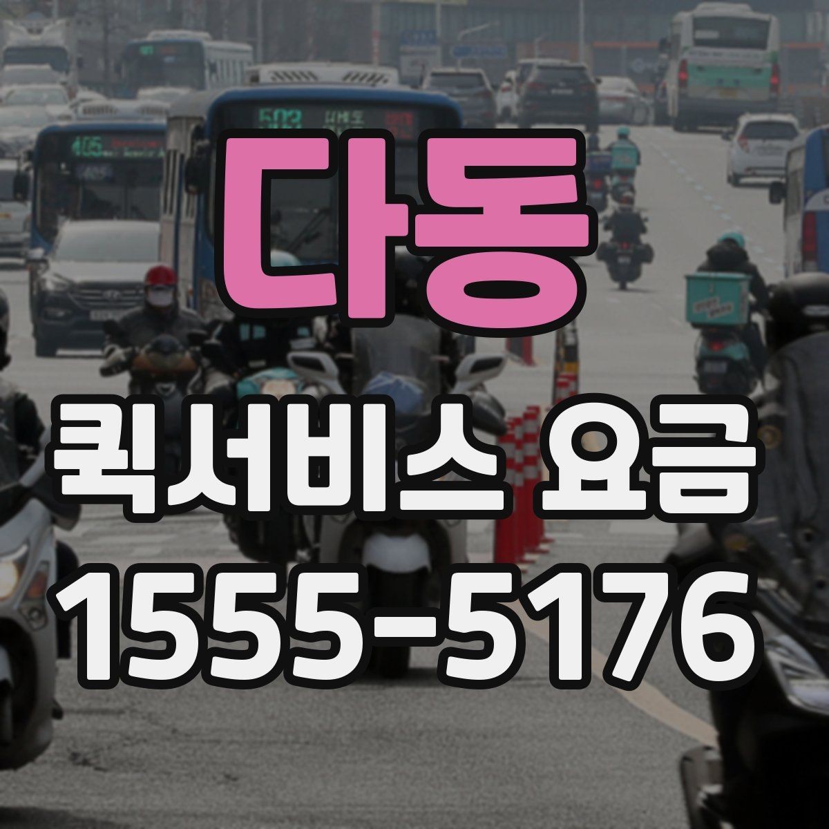 다동 퀵서비스 요금 운행 전 확인하면 좋은 정보