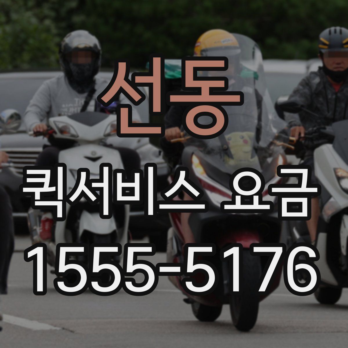 선동 퀵서비스 요금