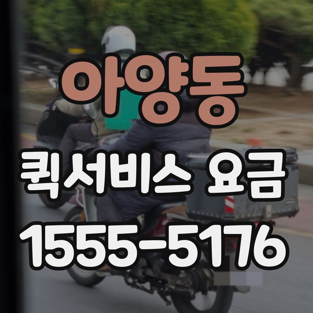 아양동 퀵서비스 요금 확인 전 비교해야 할 조건들