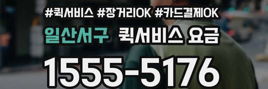 일산서구 퀵서비스 요금