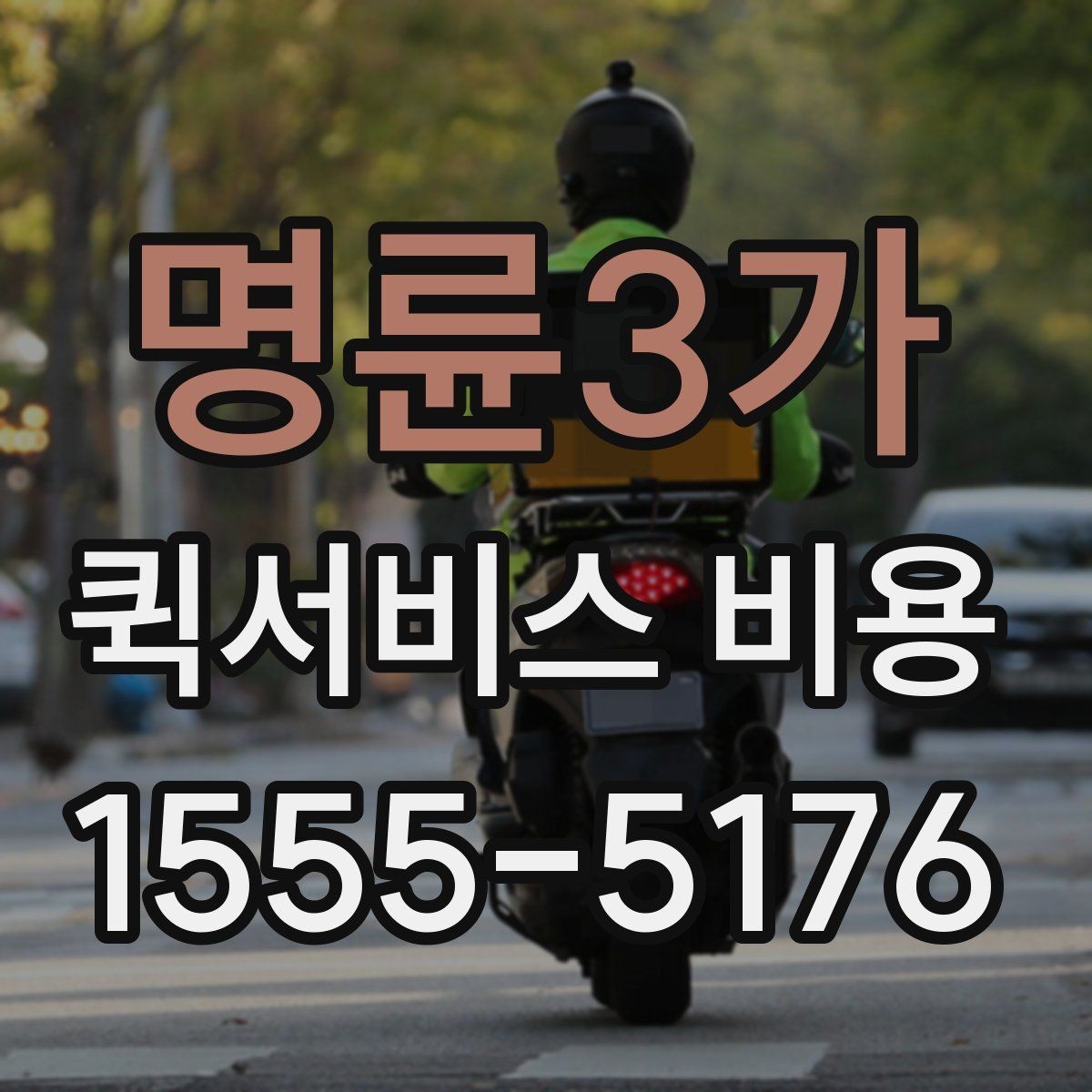 명륜3가 퀵서비스 비용 산정에 영향을 주는 현장 변수