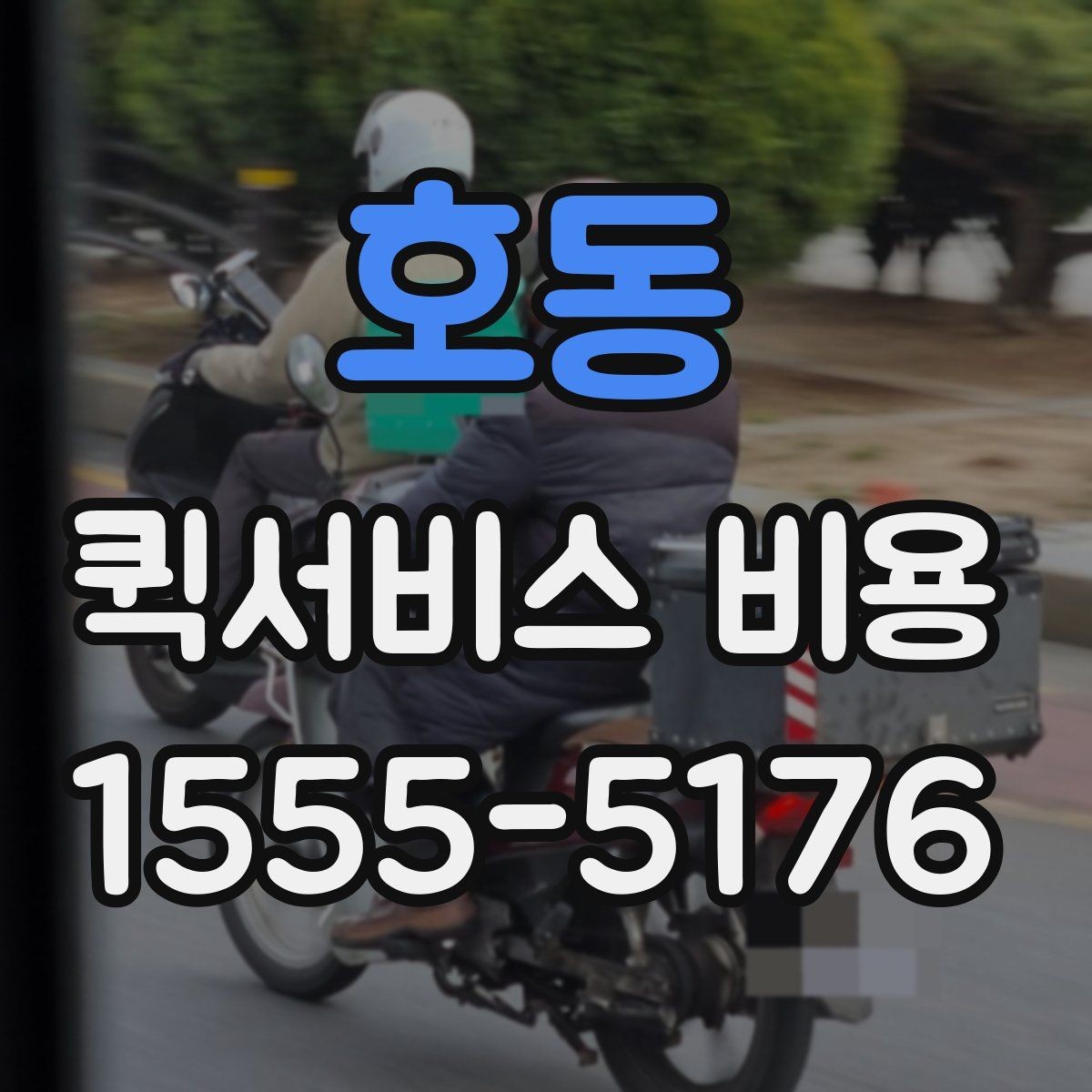 호동 퀵서비스 비용 비교할 때 놓치기 쉬운 항목