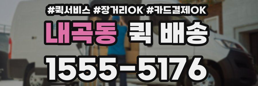 내곡동 퀵 배송