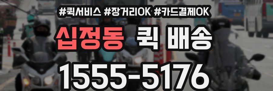 십정동 퀵 배송