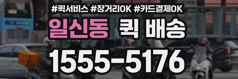 일신동 퀵 배송