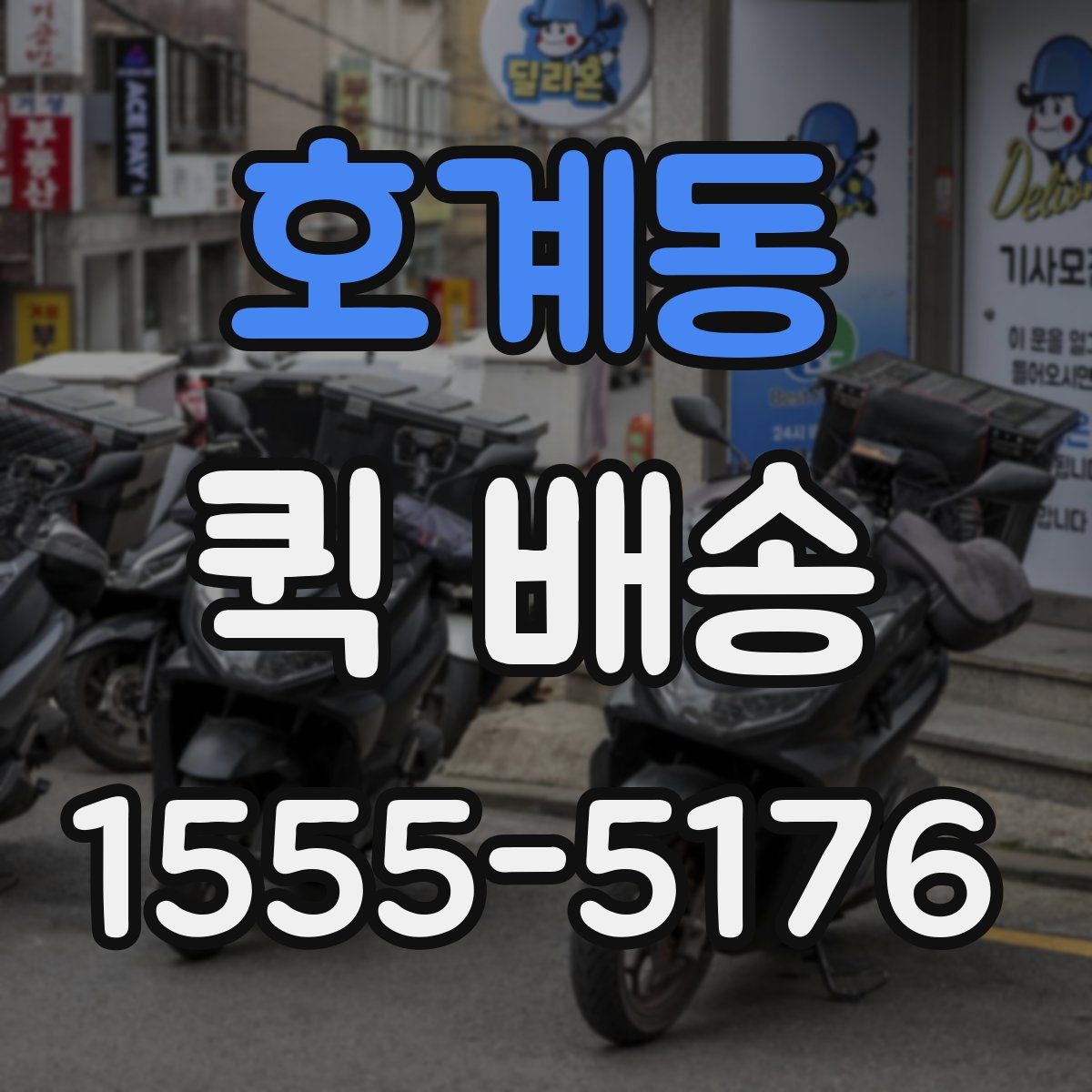 호계동 퀵 배송