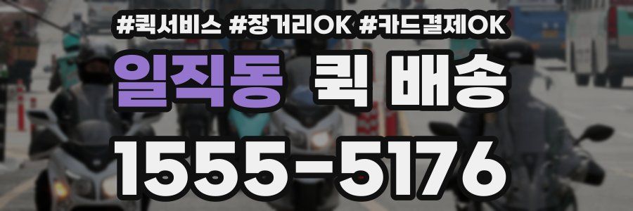 일직동 퀵 배송