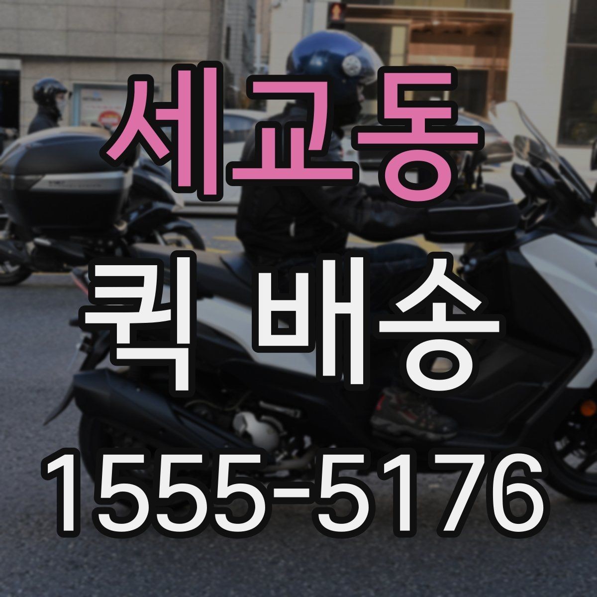 세교동 퀵 배송 서비스 이용 범위와 참고 사항