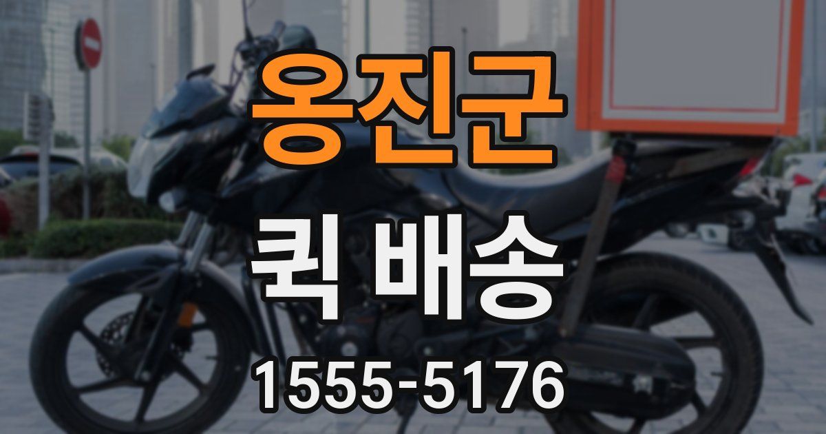 옹진군 퀵 배송