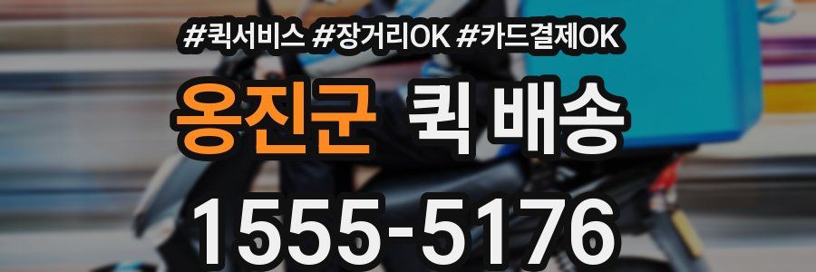 옹진군 퀵 배송