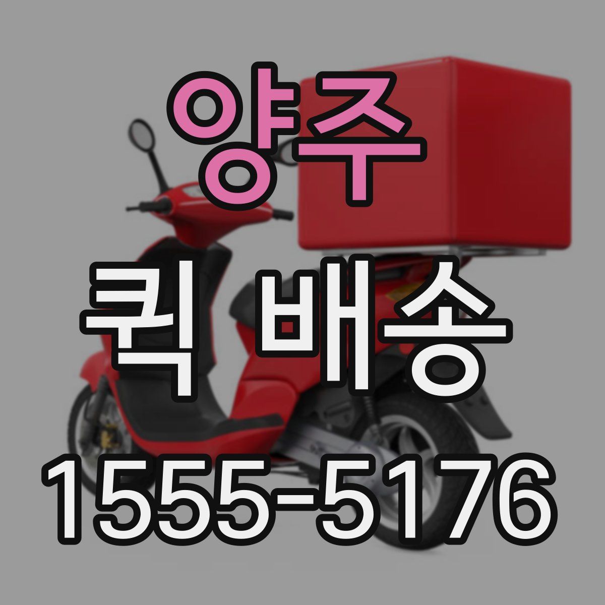 양주 퀵 배송