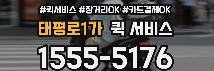 태평로1가 퀵 서비스