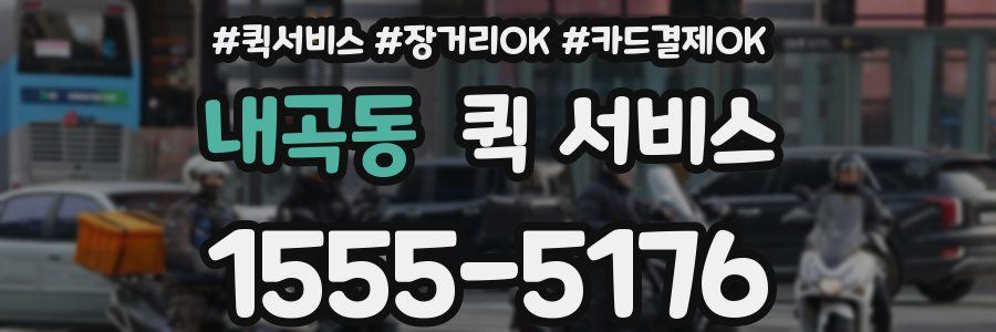 내곡동 퀵 서비스