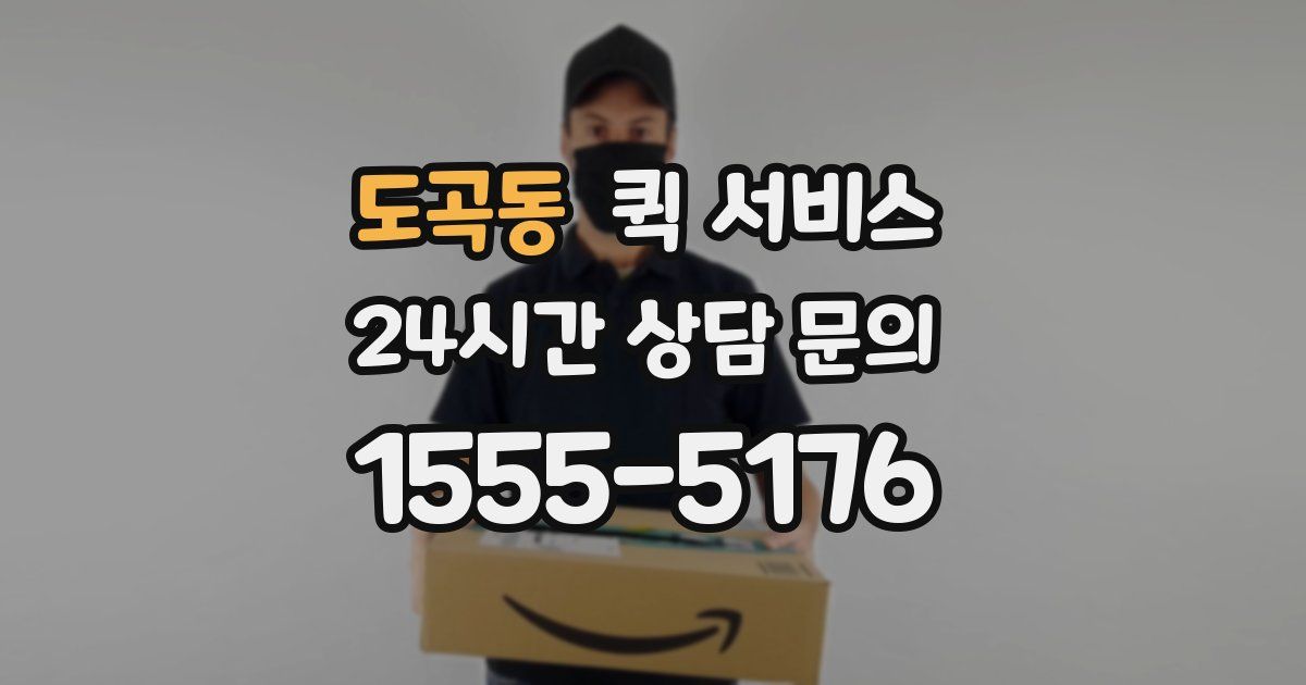 도곡동 퀵 서비스