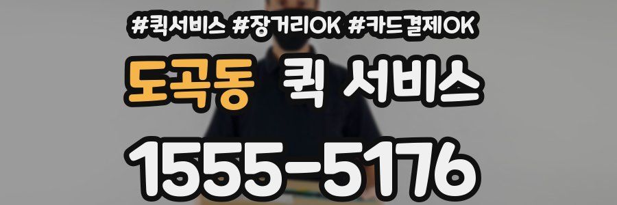 도곡동 퀵 서비스