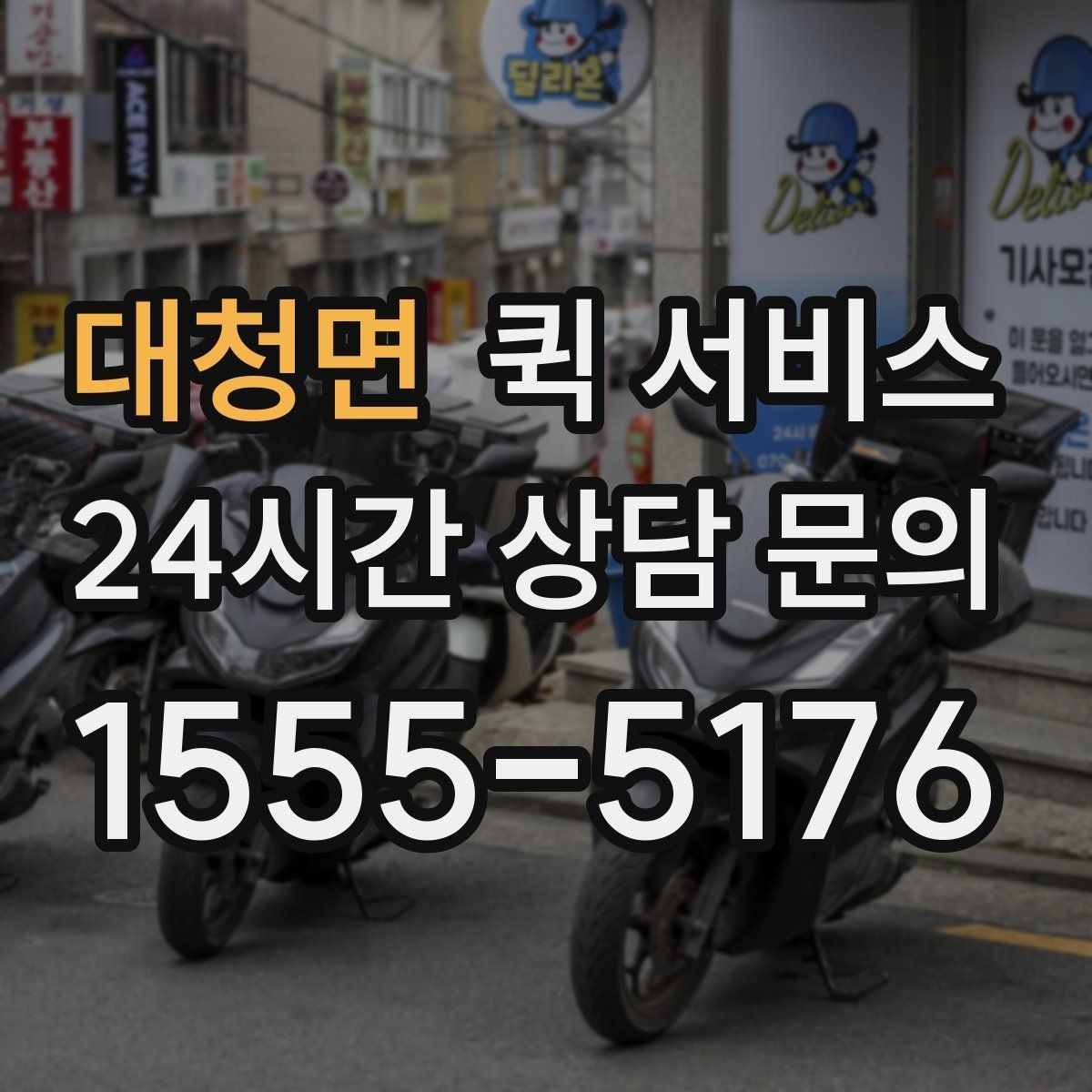 대청면 퀵 서비스 용도별 활용 예시