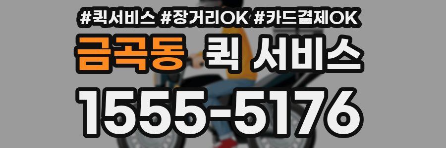 금곡동 퀵 서비스