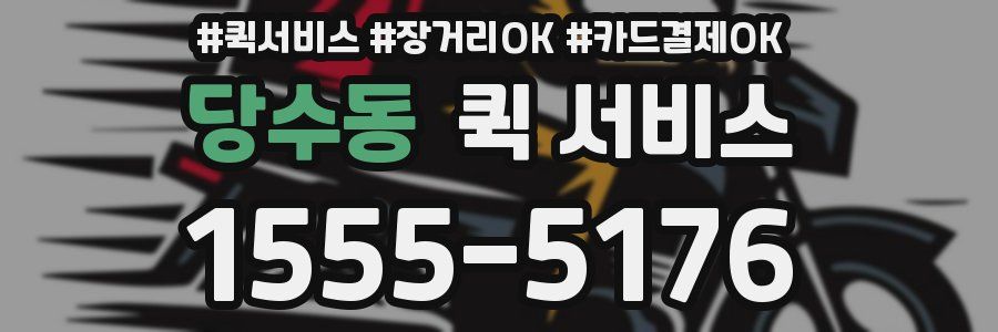 당수동 퀵 서비스