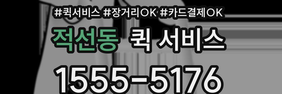 적선동 퀵 서비스