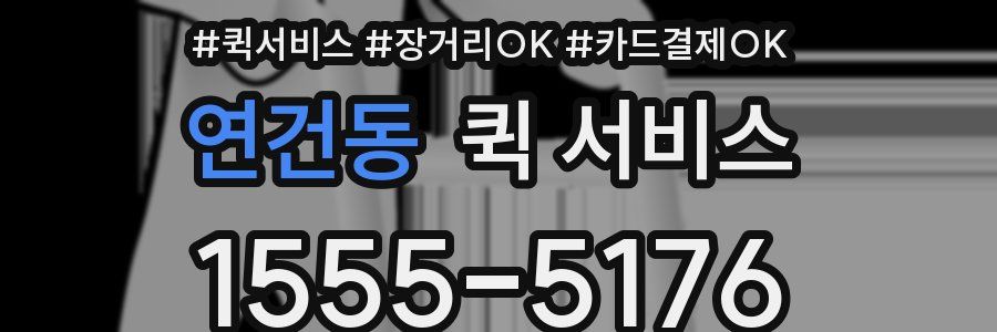 연건동 퀵 서비스