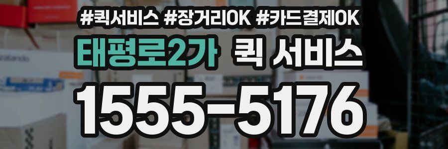 태평로2가 퀵 서비스
