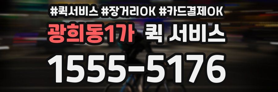 광희동1가 퀵 서비스
